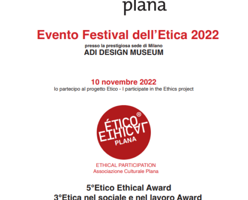 Evento festival dell'etica 2022