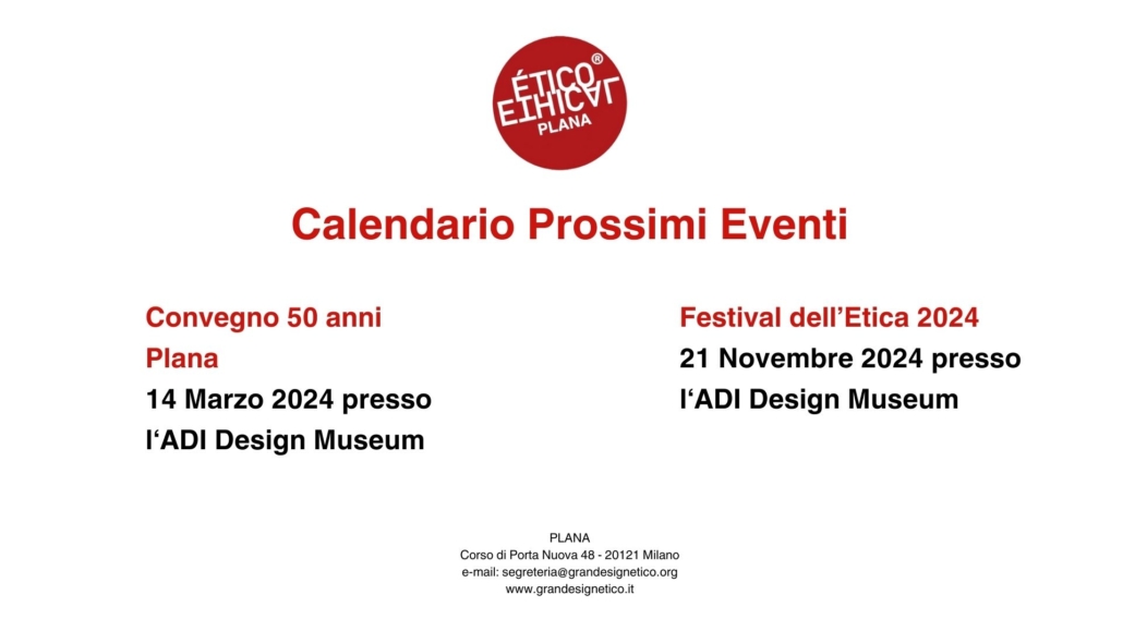Calendario Prossimi Eventi Associazione Plana Milano