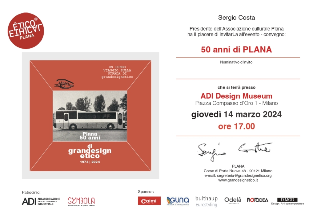 PLANA FA 50! Associazione Plana Milano